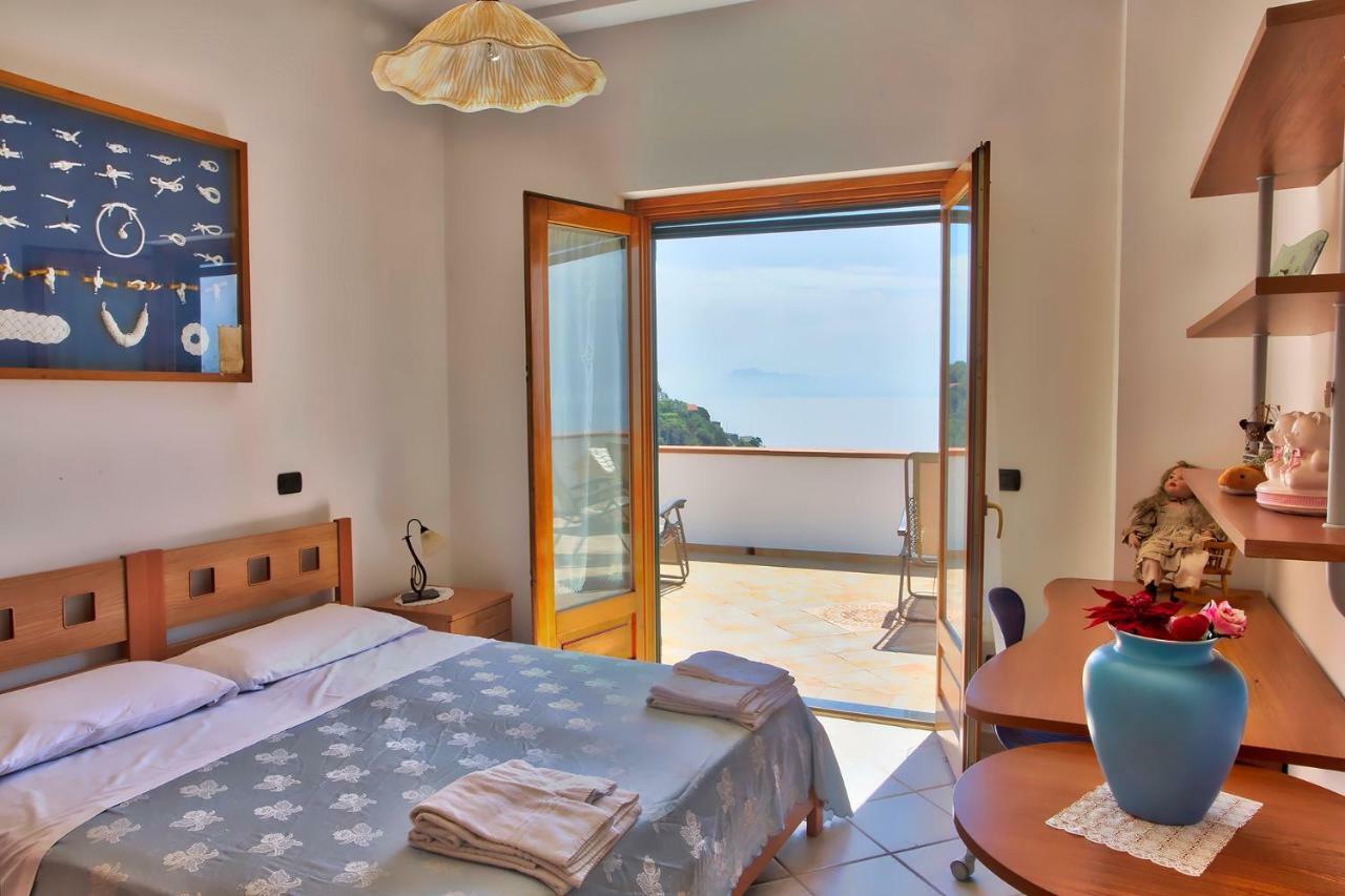 "Casalena" Villa A Furore Amalfi Coast Con Grande Terrazzo E Vista Sul Mare 外观 照片