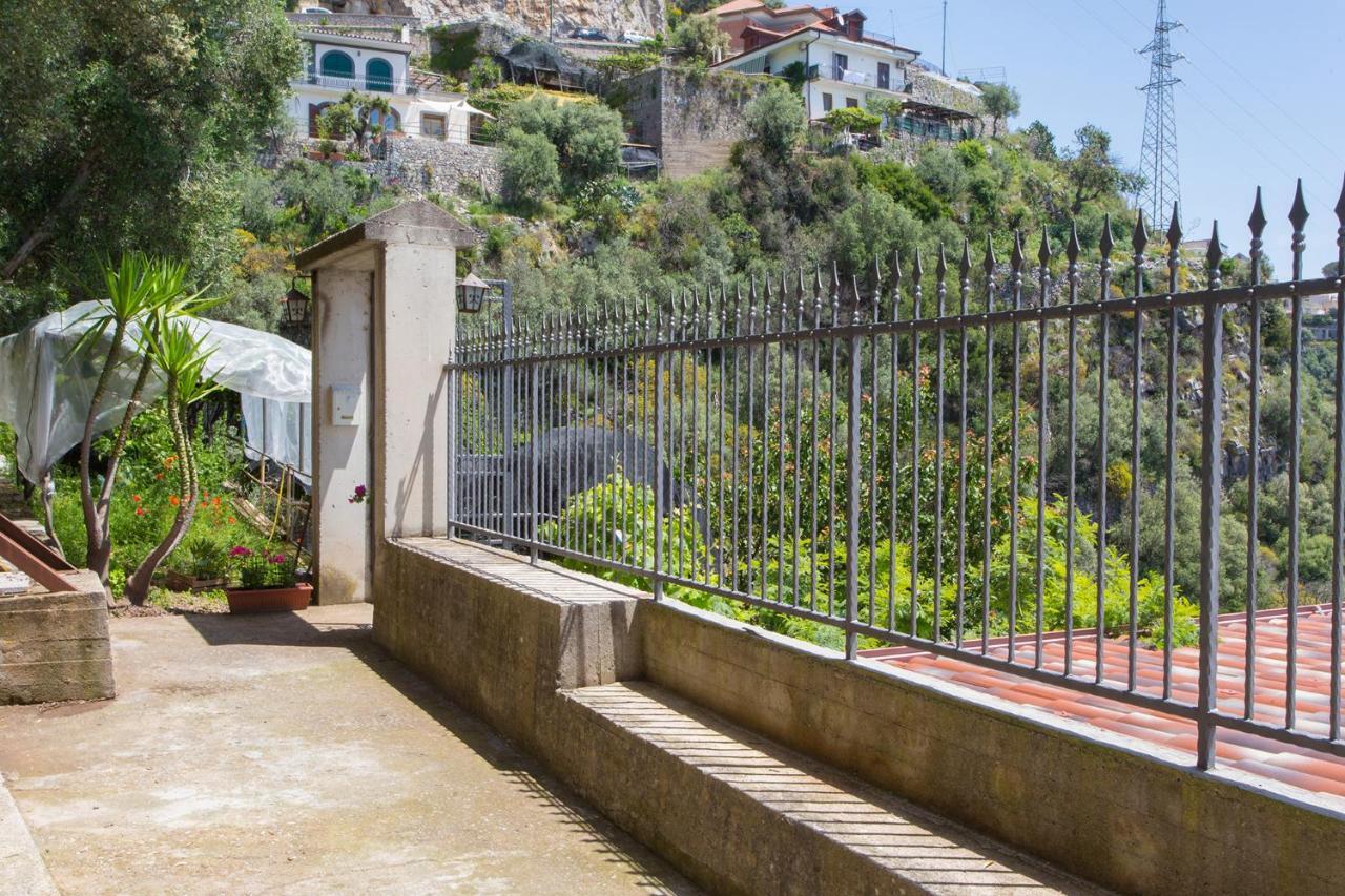 "Casalena" Villa A Furore Amalfi Coast Con Grande Terrazzo E Vista Sul Mare 外观 照片