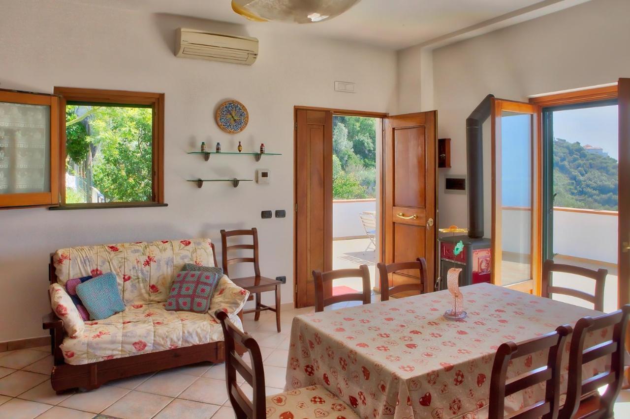 "Casalena" Villa A Furore Amalfi Coast Con Grande Terrazzo E Vista Sul Mare 外观 照片